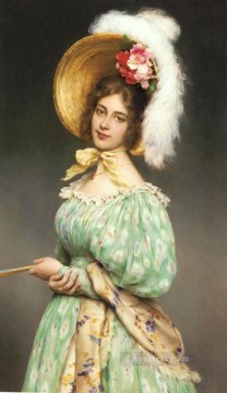 ウジェーヌ・デ・ブラース Painting - ミュゼットレディ ウジェーヌ・ド・ブラース
